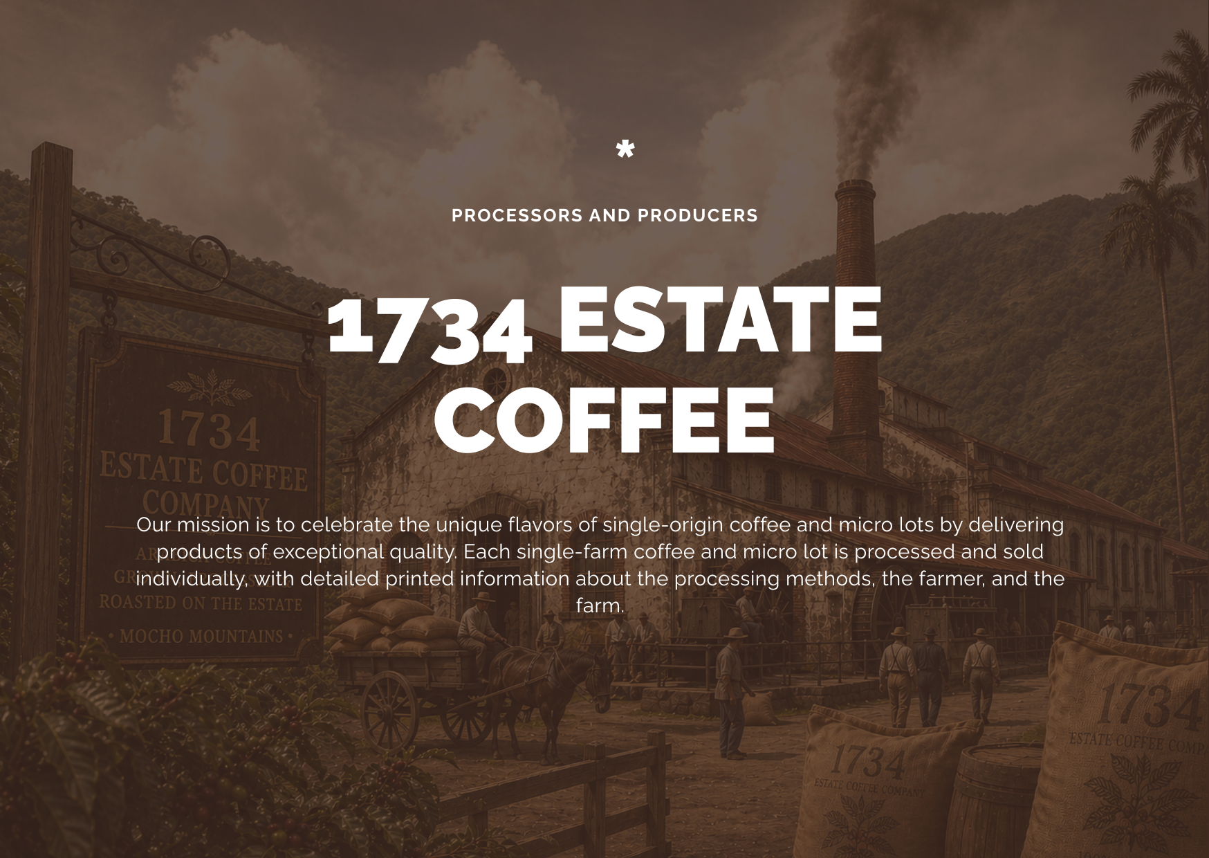 1734 Estate Coffee brand image